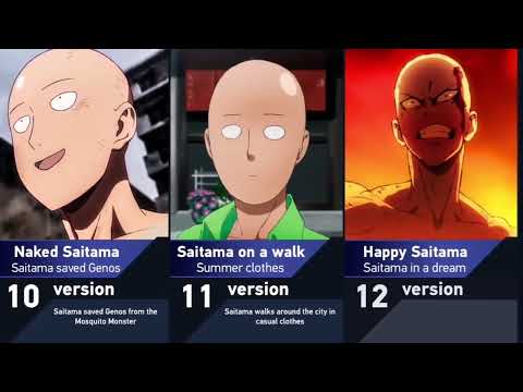 Evolution of Saitama in One Punch Man