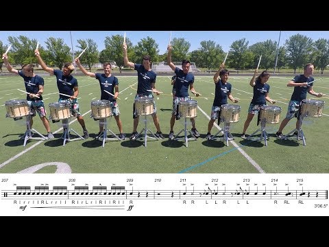 2019 Blue Stars Snares - LEARN THE MUSIC to "Call of the Wild"