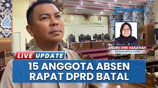 Rapat Paripurna Ditunda, Agenda RJPMD DPRD Pangkalpinang Disorot Buntut Kehadiran Tak Capai Kuorum