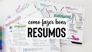 Como fazer bons RESUMOS! | Ana’s Studies