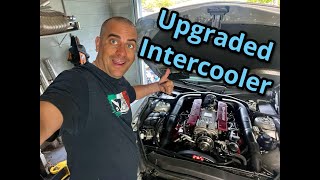 Installing New Single Pass Intercooler Om My Mercedes SL55 AMG M113K
