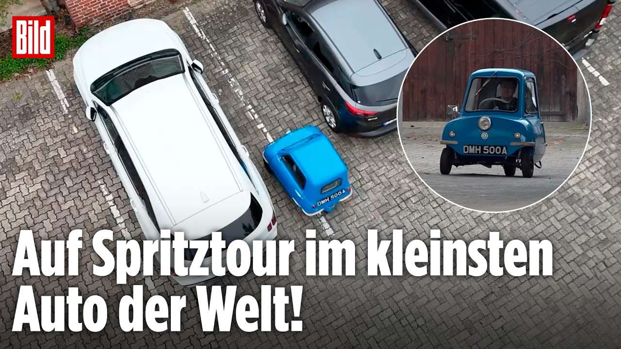DAS ist das kleinste Serienauto der Welt! Parkplatzprobleme sind gestern!
