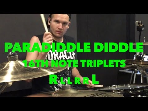 6 Stroke Roll (Paradiddle Diddle Chop) - Intermediate Drum Lesson - #drumlessons