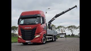 Prodaja IVECO S-WAY AS260S46 6X2-4 HIAB 155-E2 kamiona s ravnom platformom - Slika 4 | Autoline RS IVECO S-WAY AS260S46 6X2-4 HIAB 155-E2 kamion s ravnom platformom | Slika 4 - Autoline