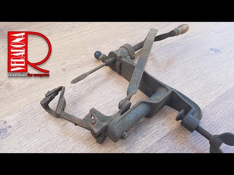 Old rusty apple peeler - Restoration