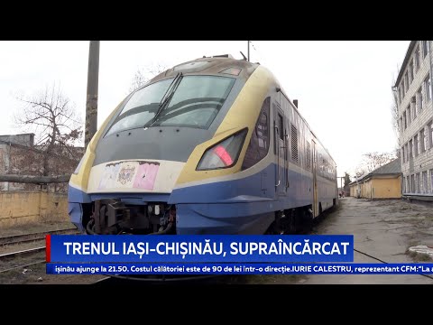 Trenul Iași-Chișinău, supraîncărcat