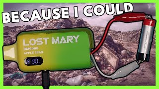 I turned a VAPE into a Li-Ion BATTERY CHARGER for some reason