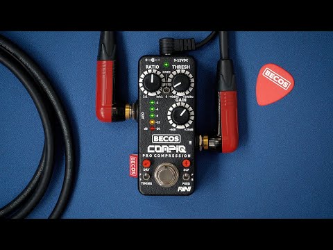 BECOS CompIQ MINI Pro Compressor Pedal For Guitar & Bass image 2
