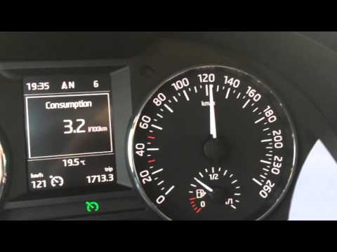 Skoda octavia greenline 110 CV 6vel diesel 2015 consumption test