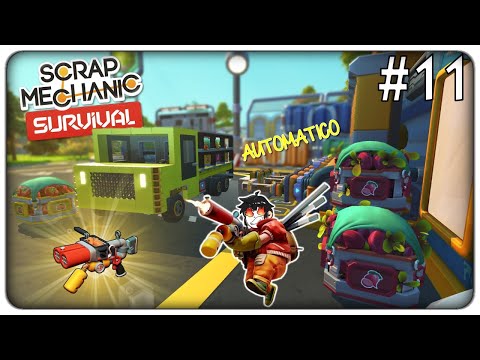 IL NUOVO FUClLE, IL MEGA CAMION DA TRASPORTO E L'IMBALLAGGIO AUTOMATICO | Scrap Mechanic Survival