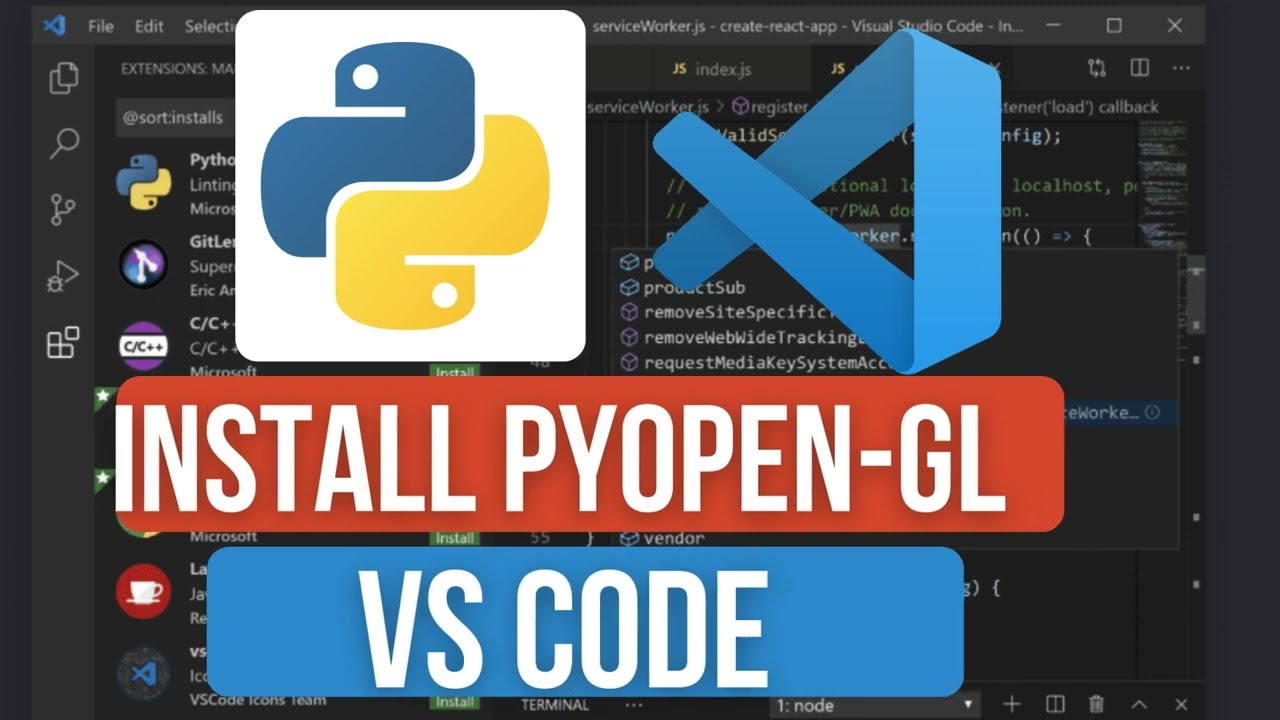How to implement 3D Graphics in Python | Install PyOpenGL in VS Code for OpenGL Development