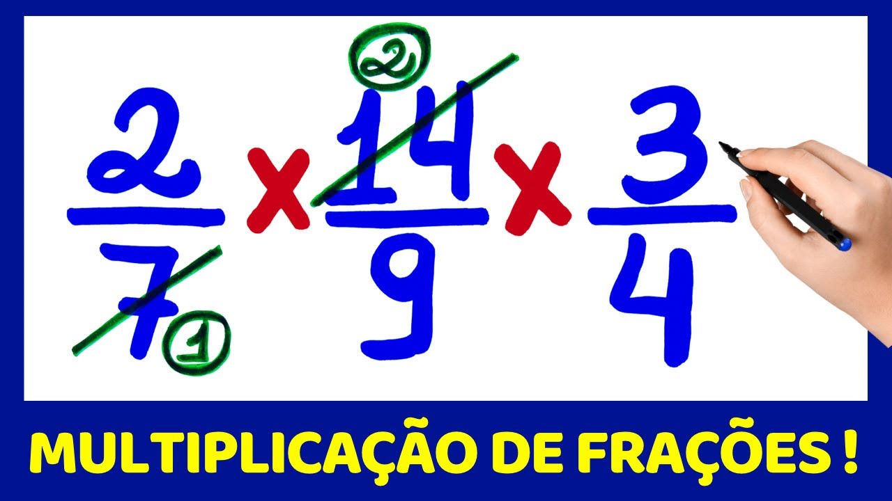😱APRENDA A TÉCNICA DO CANCELAMENTO E MULTIPLICAÇÃO DE FRAÇÕES!!!