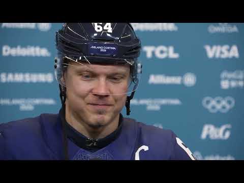 Granlund discusses Finland's victory over Sweden on Friday 🇫🇮 v 🇸🇪