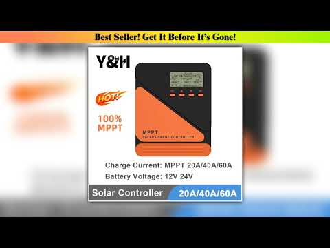 Discount YH Solar Charge Controller 20A 40A 60A Real MPPT Power Point Tracking Solar Charge