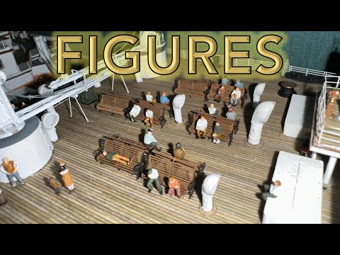 Radio Control Trumpeter 1:200 Titanic Build Part 84 - Third Class Figures