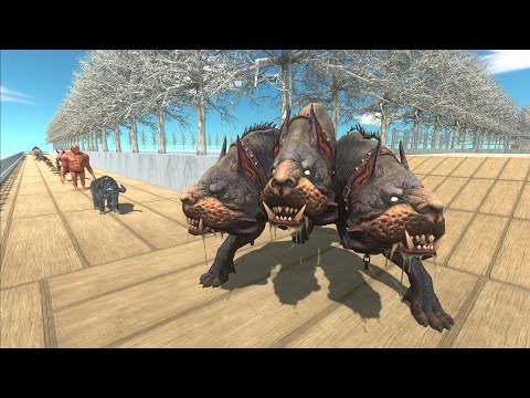 CERBERUS DEATH RUN - Animal Revolt Battle Simulator
