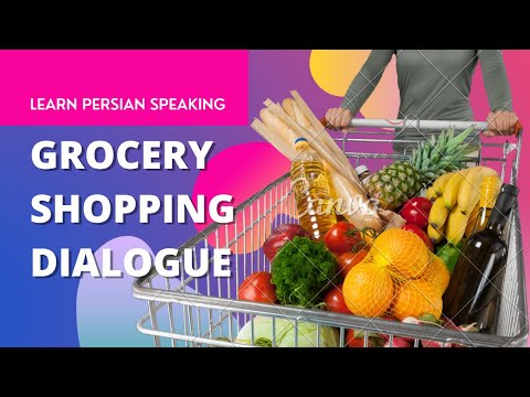 Learn Persian Speaking : Grocery shopping Dialogue | Learn Persian Vocabulary | Learn Persian/Farsi