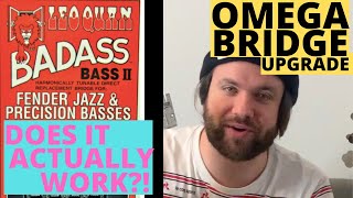 Video thumbnail for Is Upgrading Your Bass Bridge Worth It? Badass II Bridge Upgrade by cheers.com.au