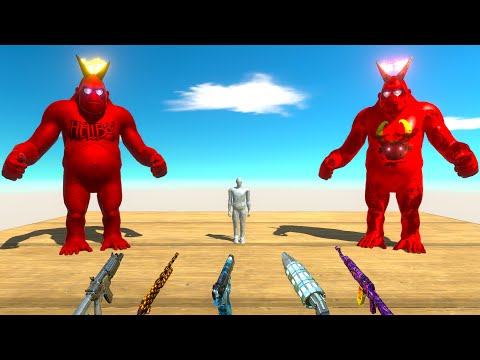 FPS AVATAR & 2x HELLBOY GORO RESCUE MISSION DEATH RUN - Animal Revolt Battle Simulator
