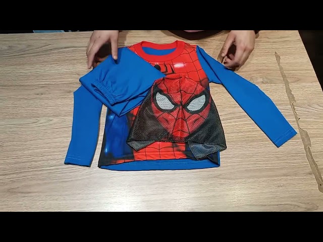 Vídeo relacionado con Marvel Pantalones de pijama de algodón Deadpool para hombre, Negro, M