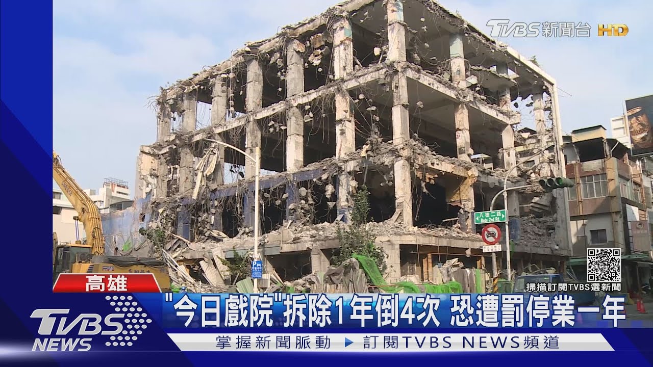 「今日戲院」拆除一年塌四次! 市府怒了:將處停業一年