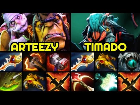 RAPIER Alchemist vs RAPIER Weaver — ARTEEZY vs TIMADO 7.28 Dota 2