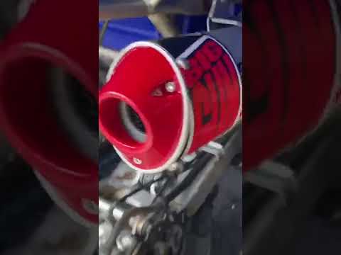 Yamaha raptor 350 original VS Big GUN exhaust 🔥 (I know, the muffler was not attachedd on the video)
