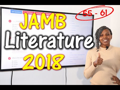 JAMB CBT Literature in English 2018 Past Questions 55 - 61