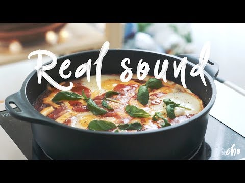 [REAL SOUND] EGGS IN HELL🍳🔥 / Shakshuka~* : Cho's daily cook