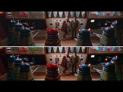 Dr.Who and the Daleks:Dr.Who Encounters Daleks (Scene Comparisons)