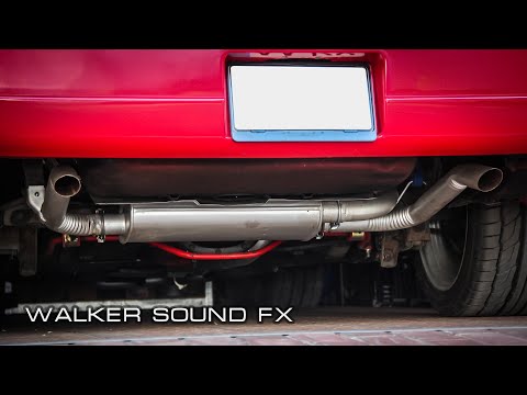 Pontiac Firebird 89 V6 2 8L Walker SoundFX muffler