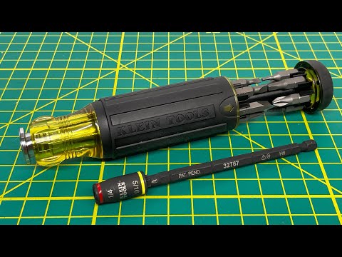 Klein Tools 32304 14-in-1 HVAC Screwdriver with Flip Socket