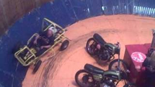 classicbikeshows: April 2010 - The Motorcycle Wall of Death (Ken Fox)