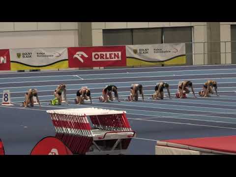 60m kobiet bieg 6 - Wrocław 20260117