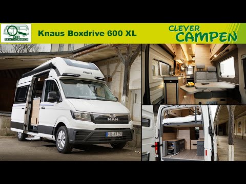 Knaus Boxdrive 600 XL: Cleverer Hubbettgrundriss auf MAN TGE Basis?  - Test/Review | Clever Campen