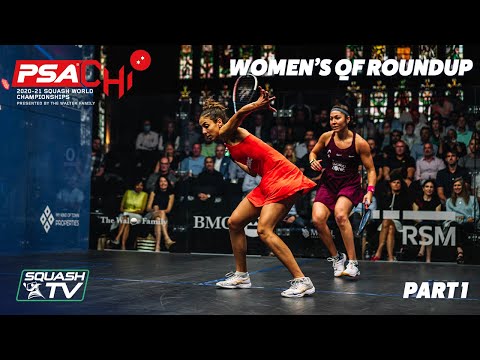 Squash: PSA World Championships 2020/21 - Women's QF Roundup [Pt.1]