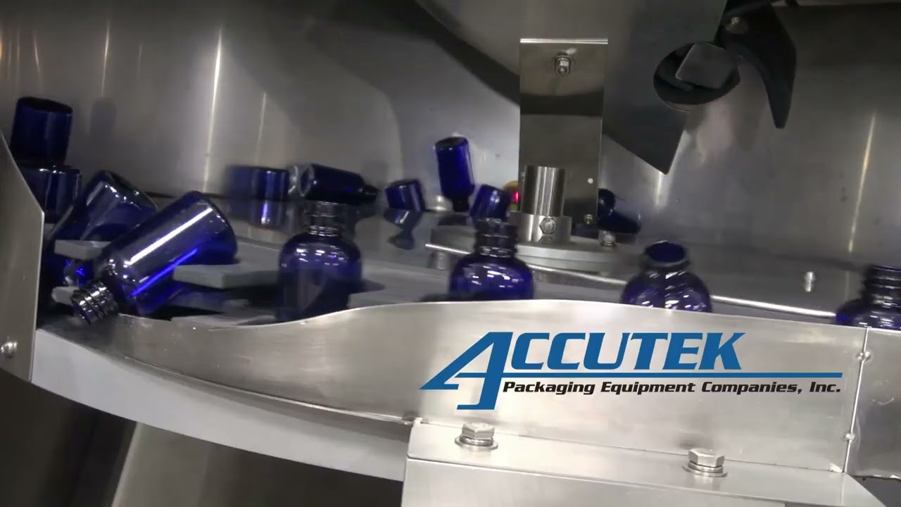 Small AccuSort - unscrambler/orientator - Accutek Packaging Equipment Company, Inc.