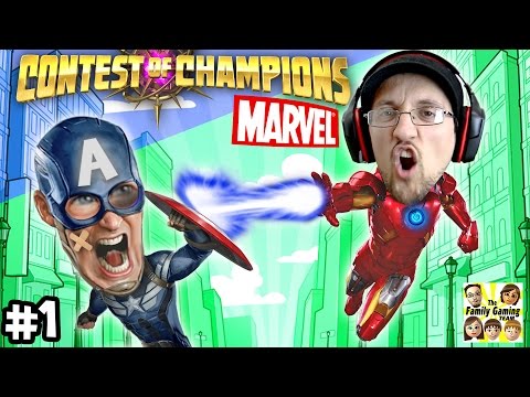 CONTEST of CHAMPIONS #1: Duddy vs. Captain Surrender! Marvel Super Heroes Fun (FGTEEV iPad Gameplay)