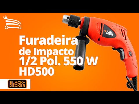 Furadeira de Impacto 1/2 Pol. com Velocidade Variável e Reversível 550 W 110V - Vídeo