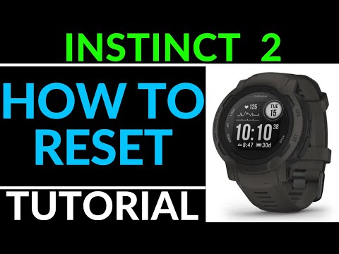 How to Reset the Garmin Instinct 2 - Factory Reset
