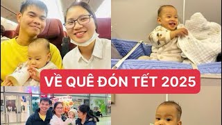 Kỉ niệm cả nhà Gà về quê ăn tết 2025