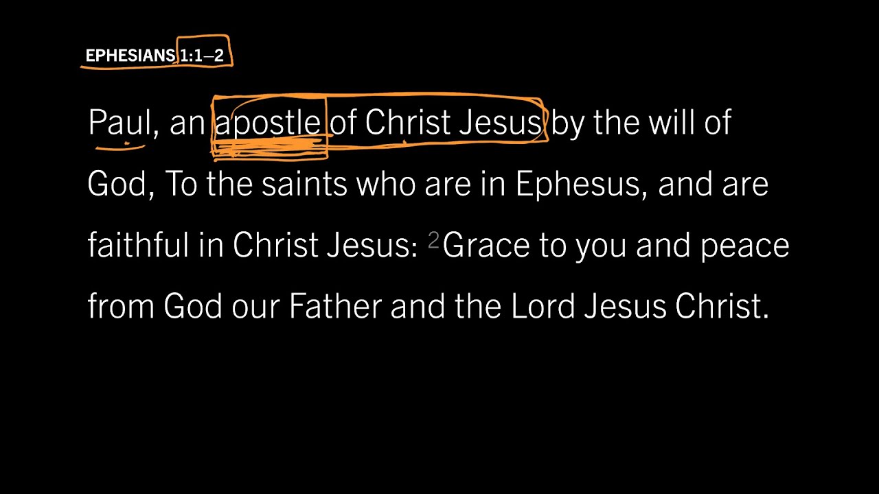What Does It Mean to Be an Apostle? Ephesians 1:1–2, Part 2