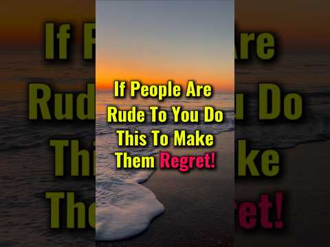 How to Leave a RUDE Person Speechless | Stoic Philosophy #Stoicism #StoicPhilosophy