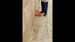 cleaning pavements