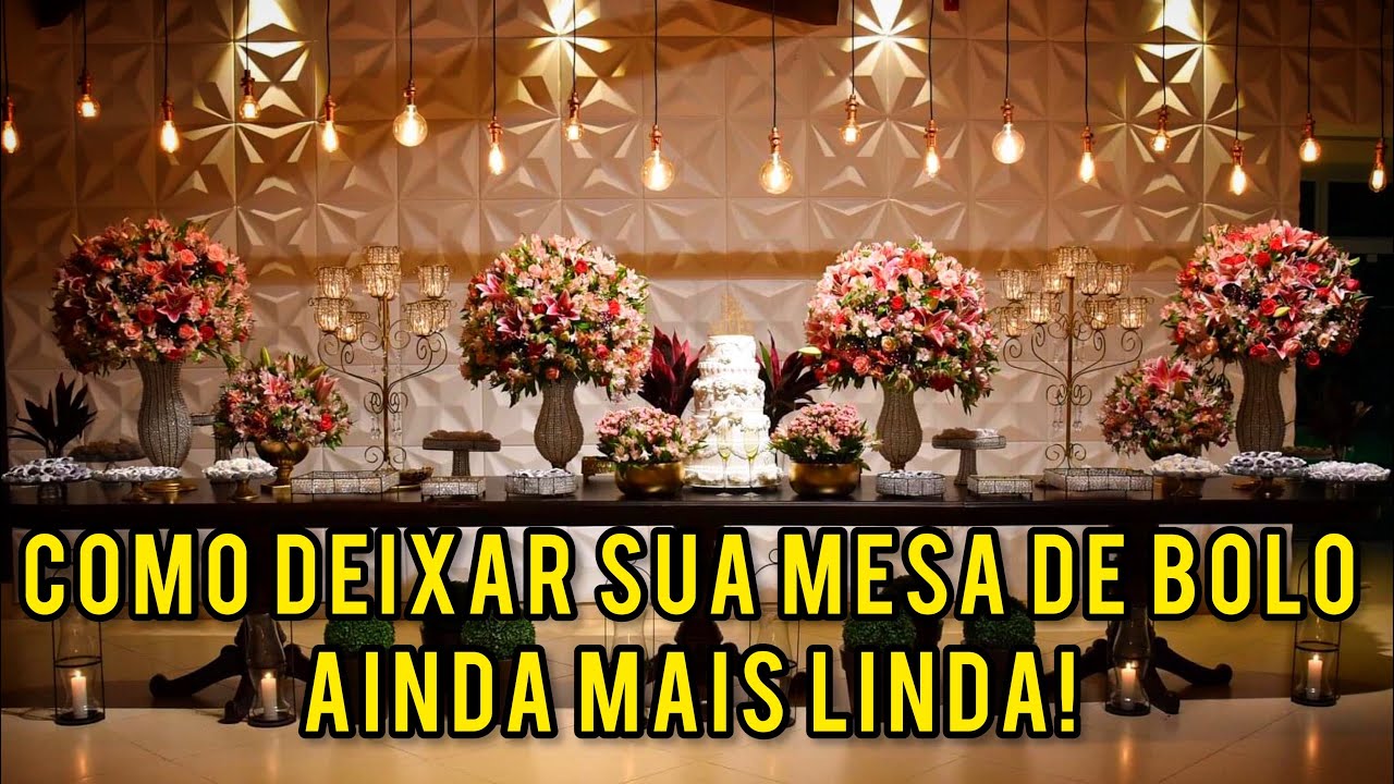 Watch Now Como deixar sua mesa do bolo ainda mais linda! #decor #casamento #wedding Como deixar sua mesa do bolo ainda mais linda! #decor #casamento #wedding
