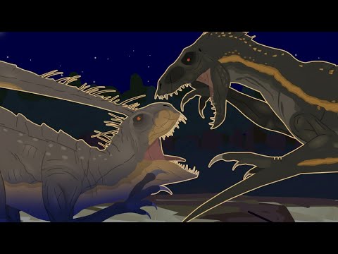 Indoraptor VS Scorpius Rex | Dinosaur battle | PPANIMAN | Animation