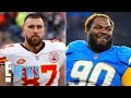 Travis Kelce Gets Slapped In The Face By LA Chargers Teair Tart E News