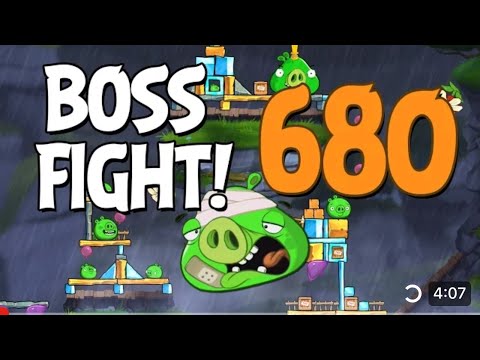 Angry Birds 2 Boss Fight 93! King Pig Level 680 Walkthrough - iOS, Android @AngryBirds