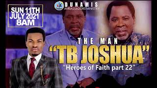 IN HONOUR OF TB JOSHUA, The Best Sermon About TB Joshua, by Dunamis Cedric🔥🔥