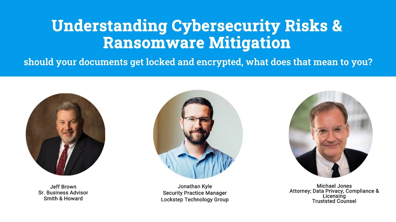 Webinar - Understanding cybersecurity risks & ransomware mitigation